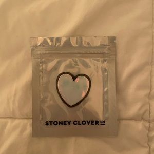 Stoney clover lane iridescent heart patch nwt never used